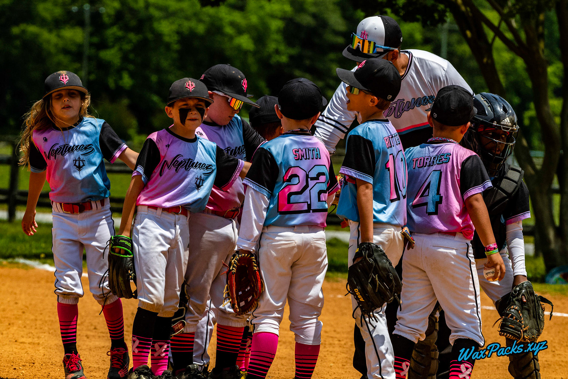 VA Neptunez @ SBA VA Futures Elite 06-04-2023 Game 1 of Double Header - Nike Park, Isle of Wight, VA, 0 - 6 © WaxPacks.xyz™