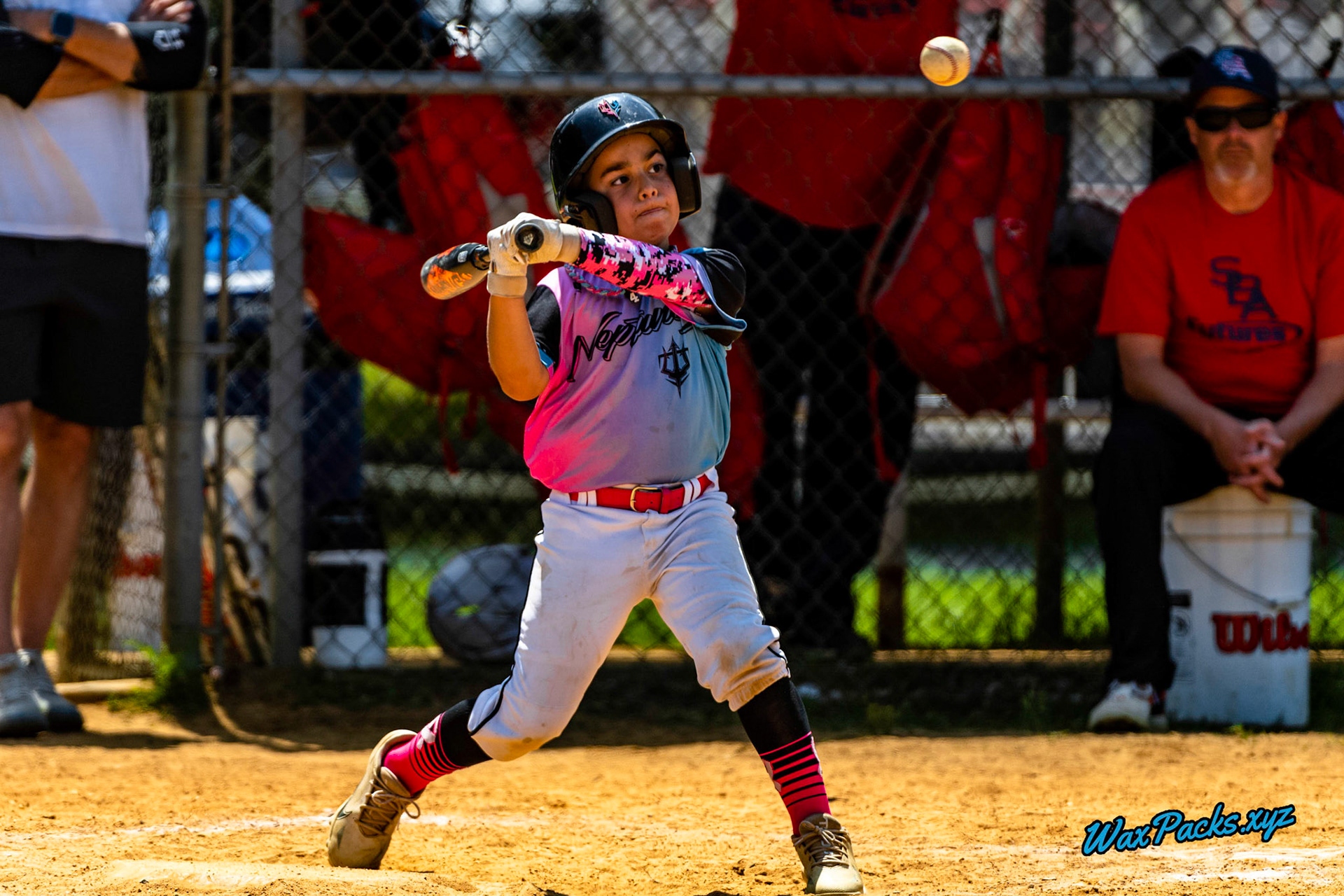 VA Neptunez @ SBA VA Futures Elite 06-04-2023 Game 1 of Double Header - Nike Park, Isle of Wight, VA, 0 - 6 © WaxPacks.xyz™