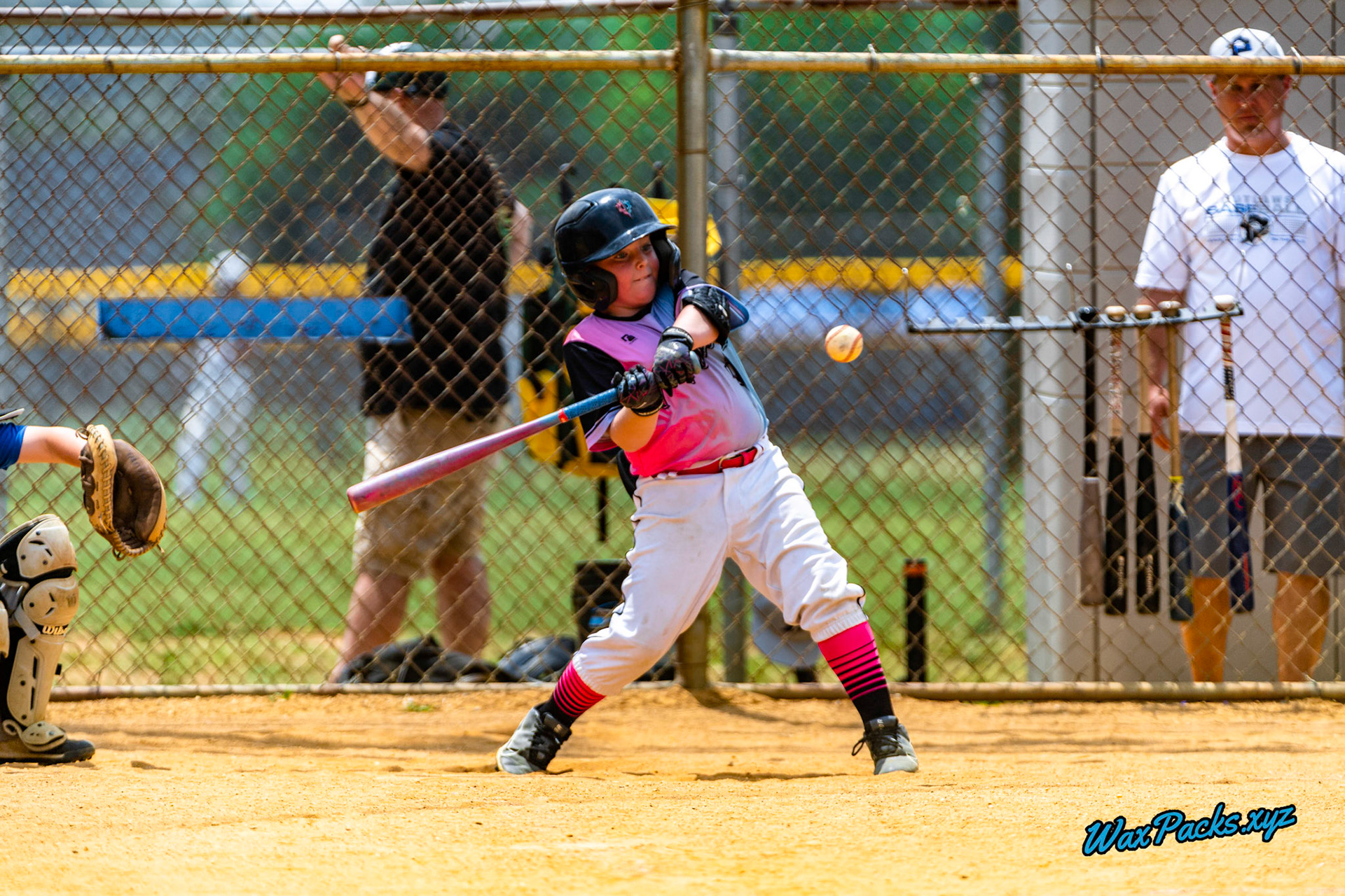 VA Neptunez @ Prince George Outlaws 2023-06-11 USSSA WOOD BAT BATTLE, Mechanicsville, LL Complex, VA, W 15 - 3 © WaxPacks.xyz™