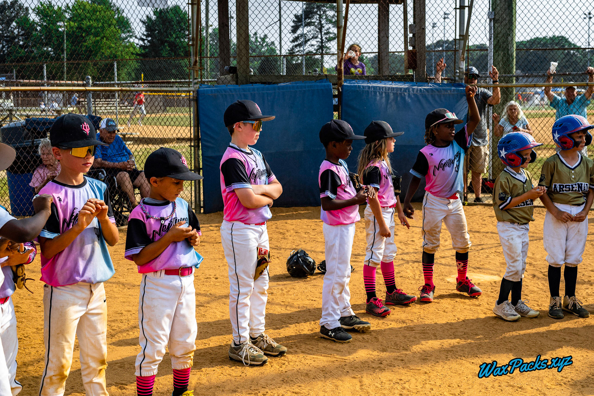 VA Neptunez @ Ark Arsenal 2023-06-11 Championship of the USSSA WOOD BAT BATTLE, Mechanicsville, LL Complex, VA 11 - 3 Second Place © WaxPacks.xyz™
