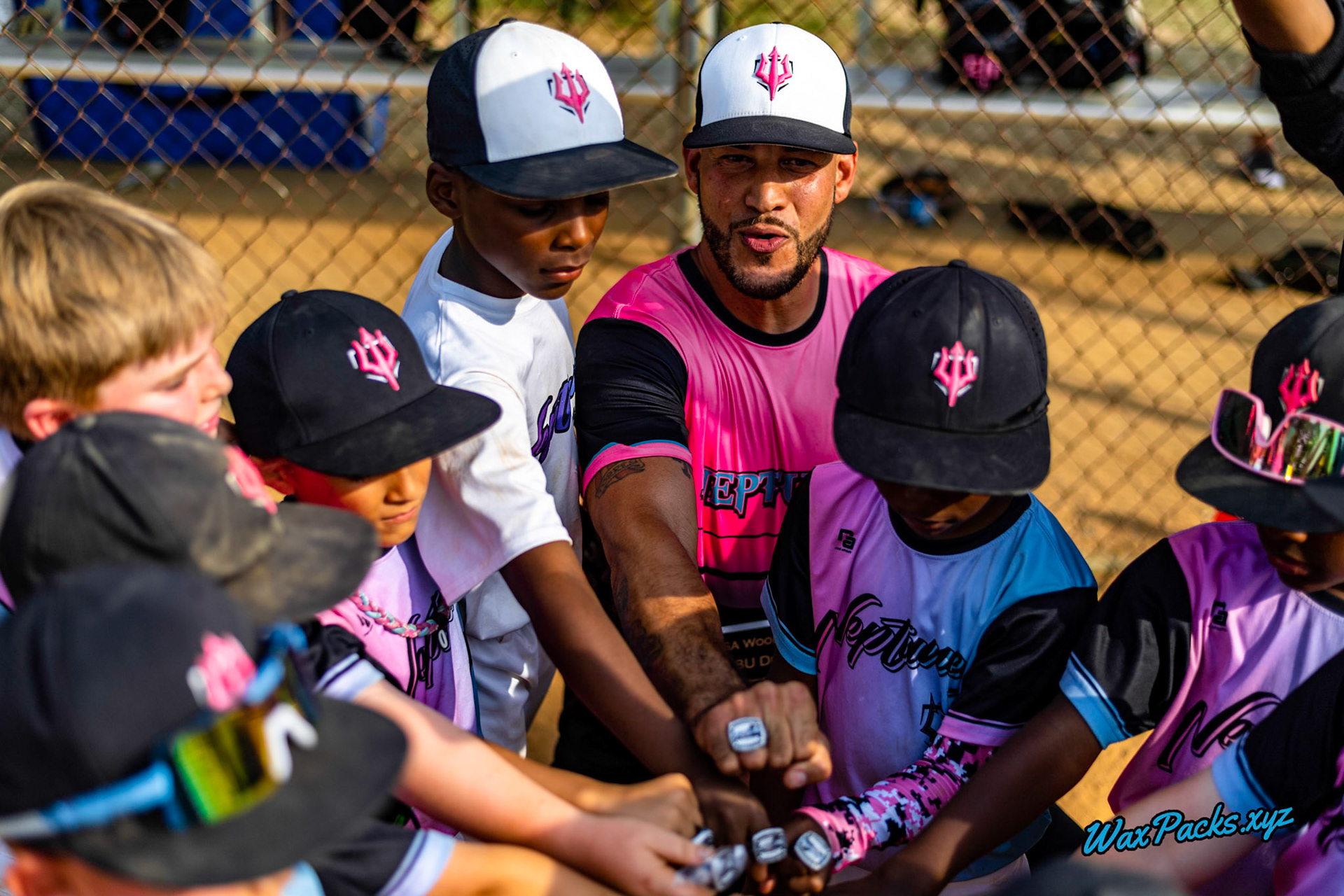 VA Neptunez @ Ark Arsenal 2023-06-11 Championship of the USSSA WOOD BAT BATTLE, Mechanicsville, LL Complex, VA 11 - 3 Second Place © WaxPacks.xyz™