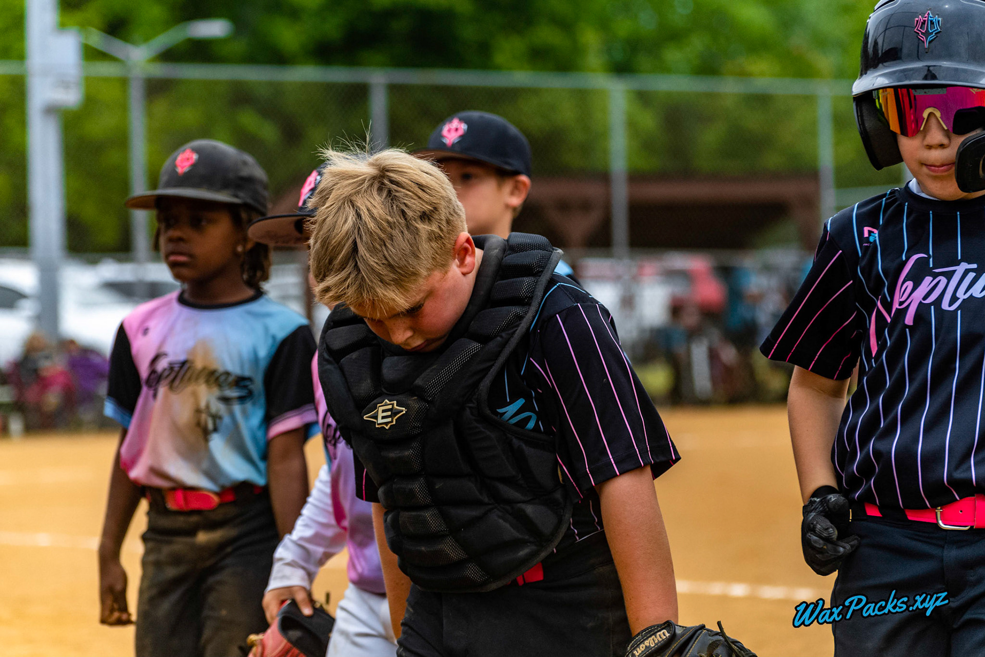 VA Neptunez vs. Coastal Crushers 7U 2023-05-27 Game 2 of the Memorial Day Classic - Western Branch Park, Chesapeake, VA, 13 -13 © WaxPacks.xyz™