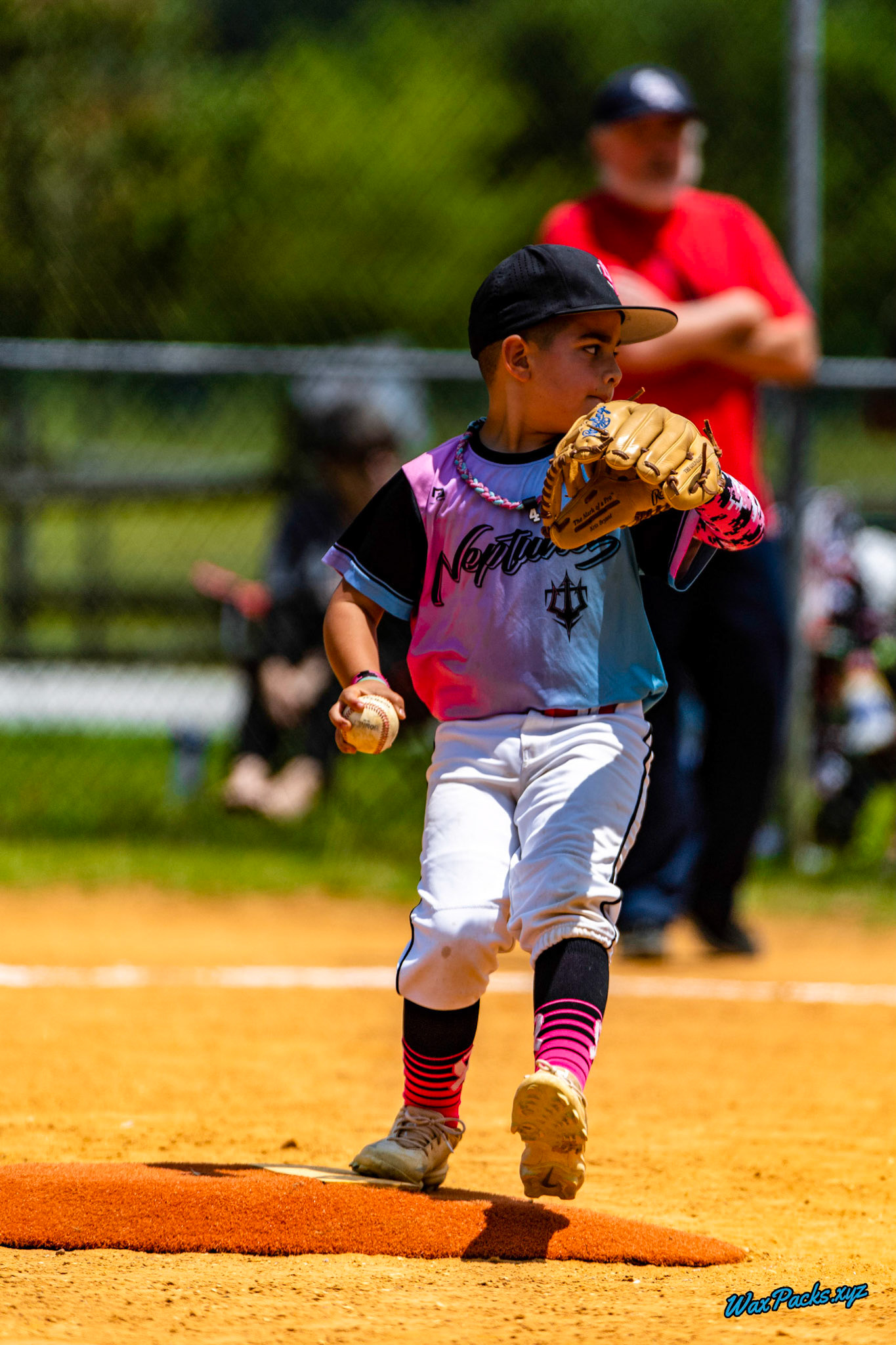 VA Neptunez @ SBA VA Futures Elite 06-04-2023 Game 1 of Double Header - Nike Park, Isle of Wight, VA, 0 - 6 © WaxPacks.xyz™