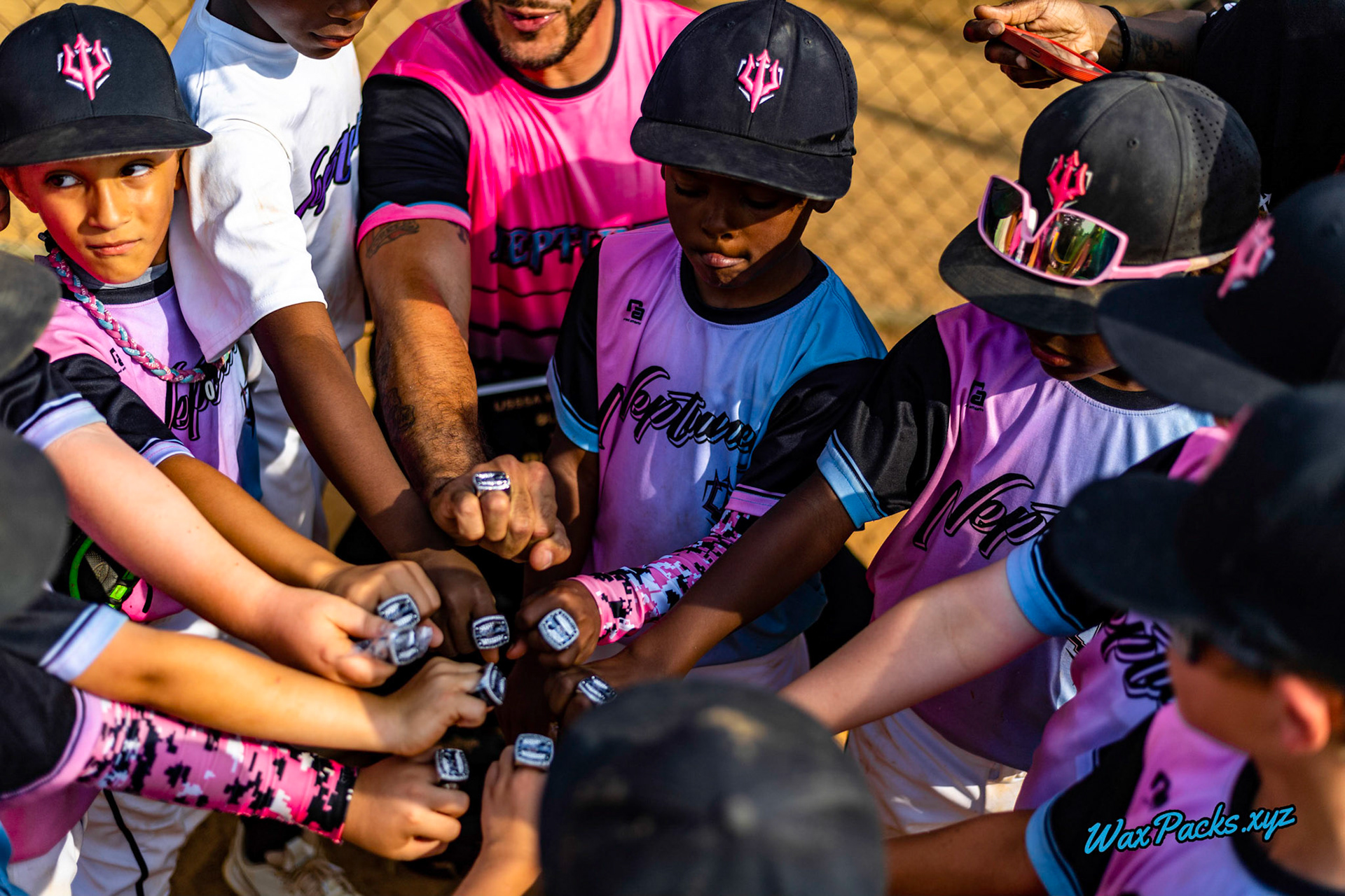 VA Neptunez @ Ark Arsenal 2023-06-11 Championship of the USSSA WOOD BAT BATTLE, Mechanicsville, LL Complex, VA 11 - 3 Second Place © WaxPacks.xyz™