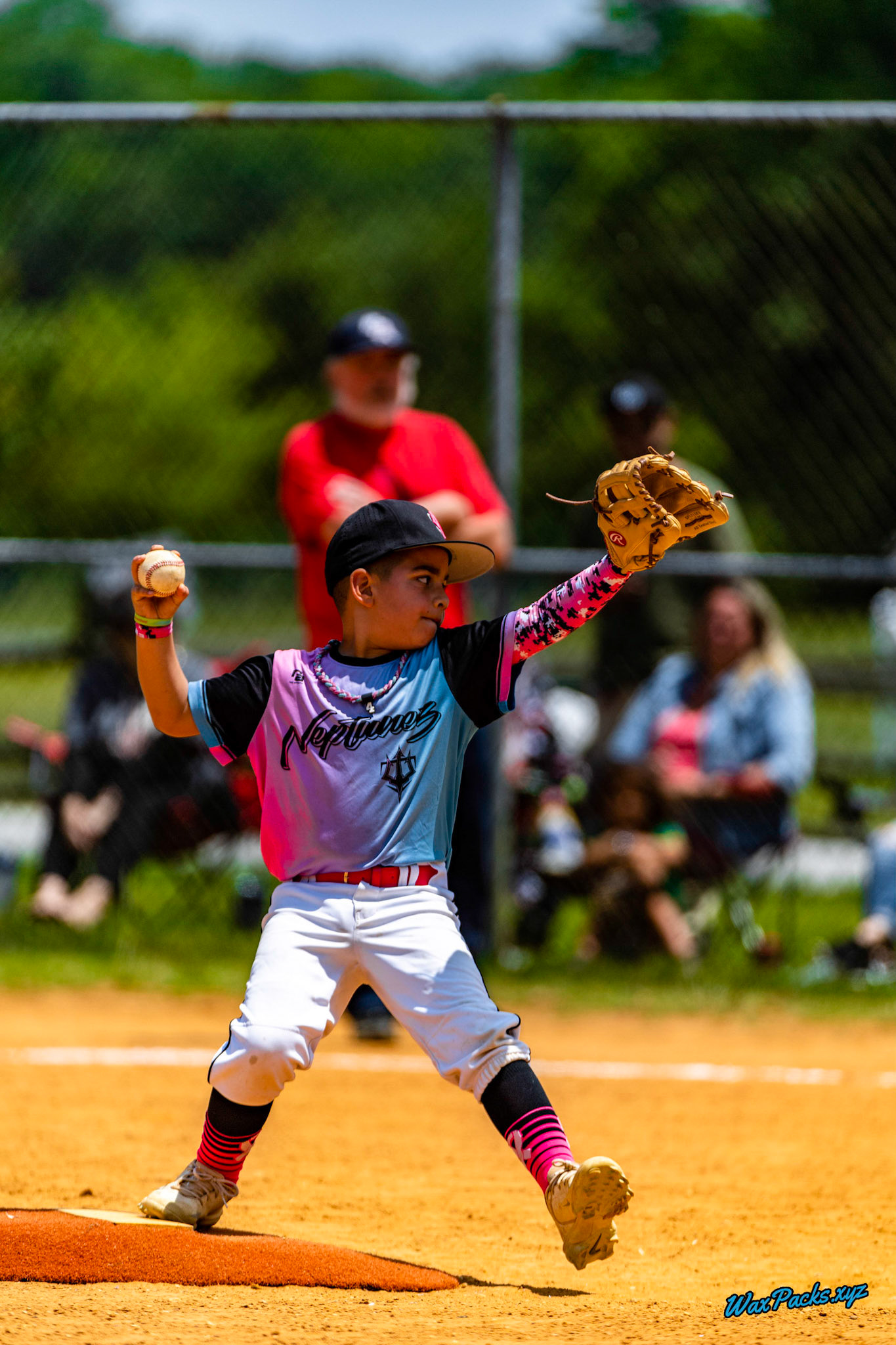 VA Neptunez @ SBA VA Futures Elite 06-04-2023 Game 1 of Double Header - Nike Park, Isle of Wight, VA, 0 - 6 © WaxPacks.xyz™