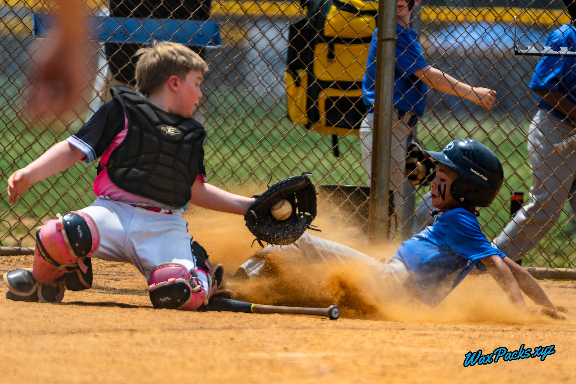 VA Neptunez @ Prince George Outlaws 2023-06-11 USSSA WOOD BAT BATTLE, Mechanicsville, LL Complex, VA, W 15 - 3 © WaxPacks.xyz™