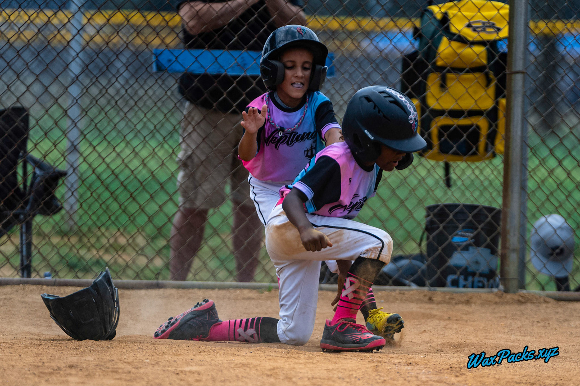 VA Neptunez @ Prince George Outlaws 2023-06-11 USSSA WOOD BAT BATTLE, Mechanicsville, LL Complex, VA, W 15 - 3 © WaxPacks.xyz™