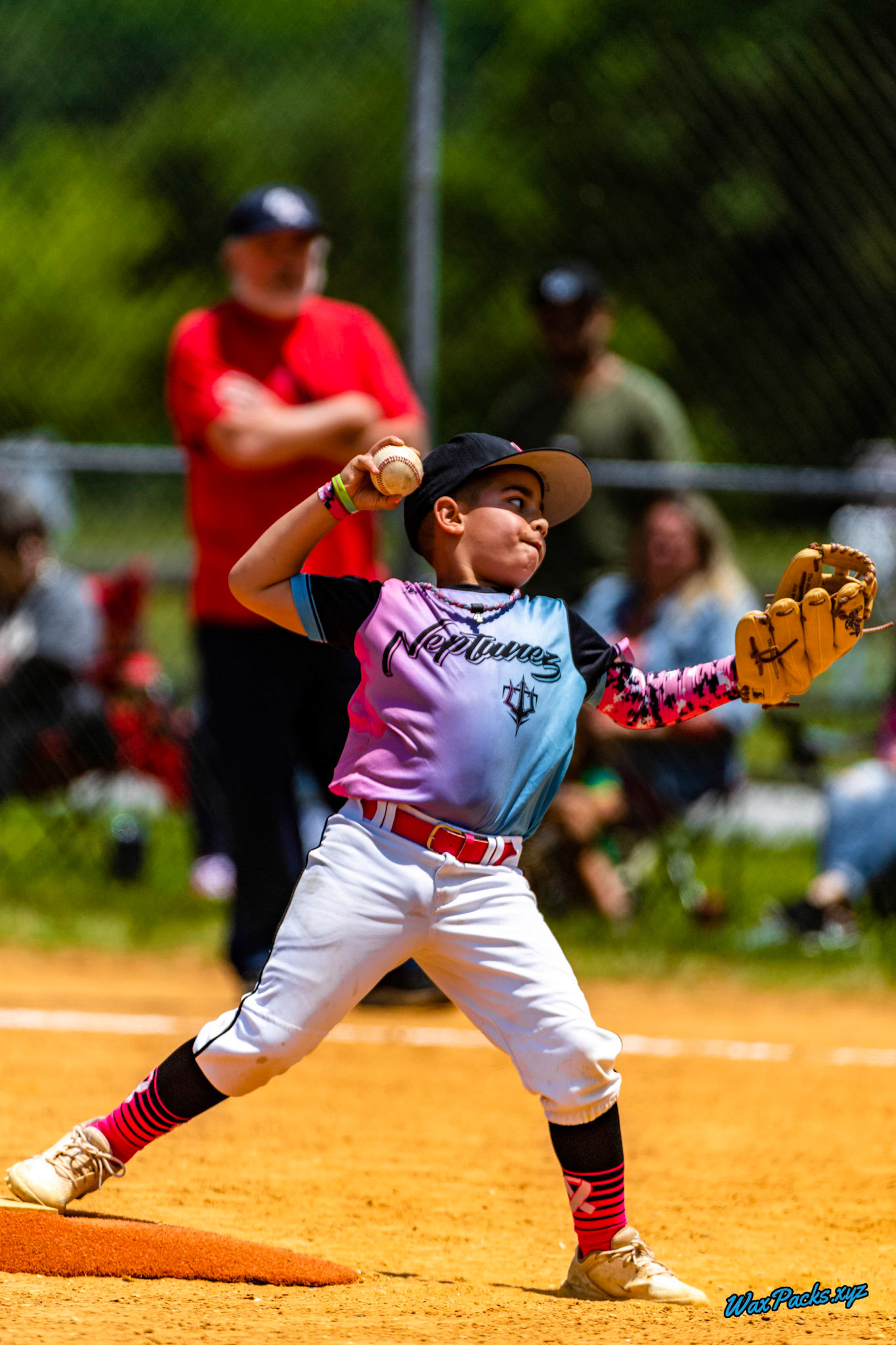 VA Neptunez @ SBA VA Futures Elite 06-04-2023 Game 1 of Double Header - Nike Park, Isle of Wight, VA, 0 - 6 © WaxPacks.xyz™
