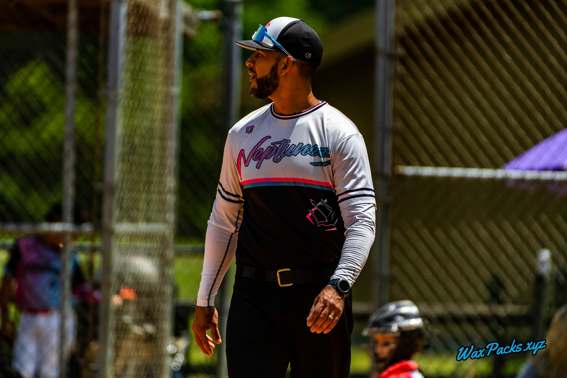 VA Neptunez @ SBA VA Futures Elite 06-04-2023 Game 1 of Double Header - Nike Park, Isle of Wight, VA, 0 - 6 © WaxPacks.xyz™