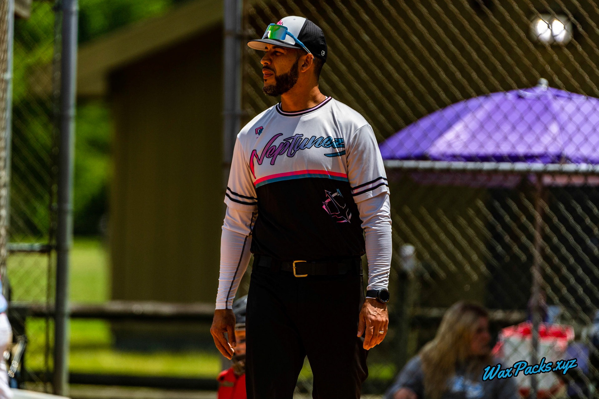 VA Neptunez @ SBA VA Futures Elite 06-04-2023 Game 1 of Double Header - Nike Park, Isle of Wight, VA, 0 - 6 © WaxPacks.xyz™