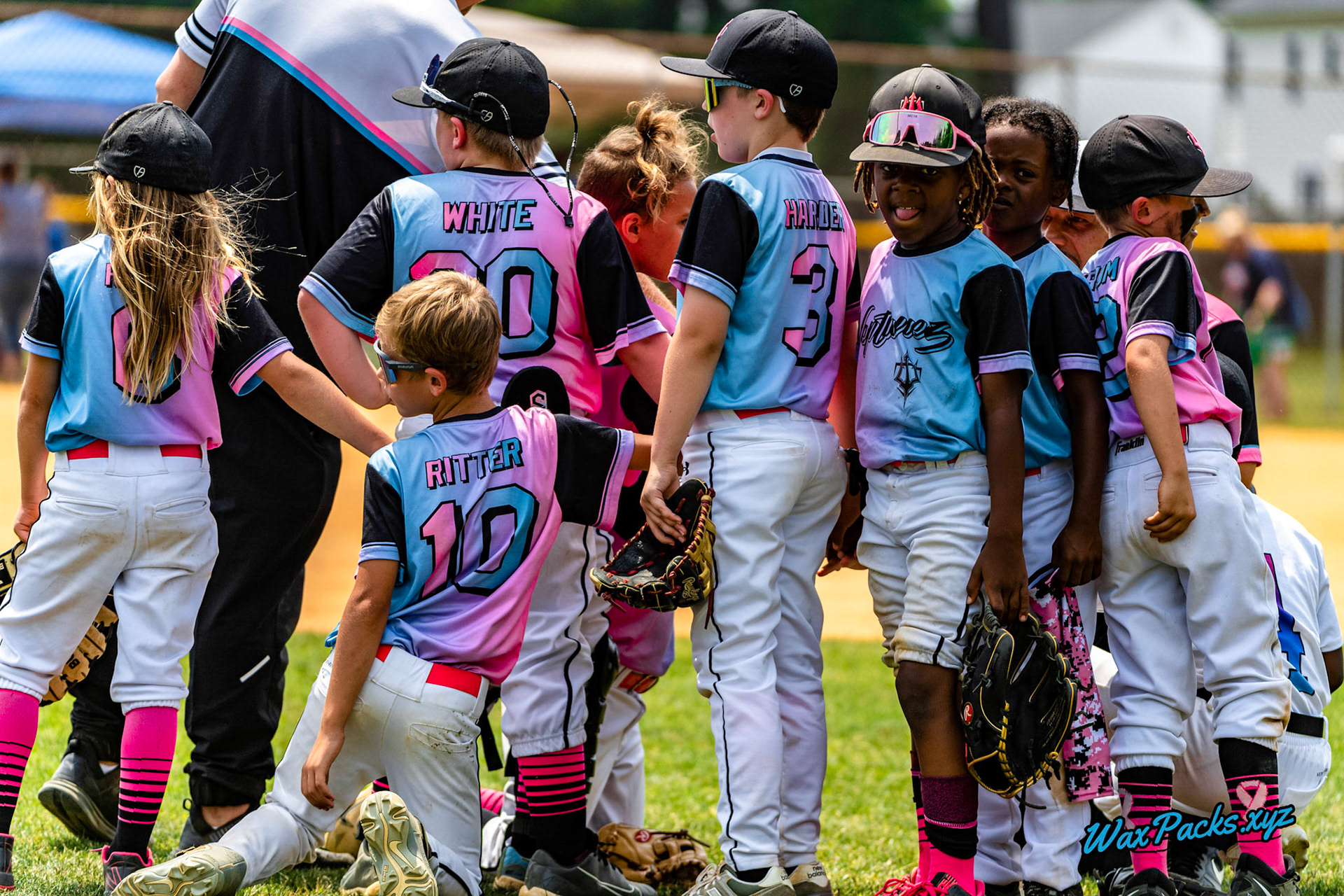 VA Neptunez @ Prince George Outlaws 2023-06-11 USSSA WOOD BAT BATTLE, Mechanicsville, LL Complex, VA, W 15 - 3 © WaxPacks.xyz™
