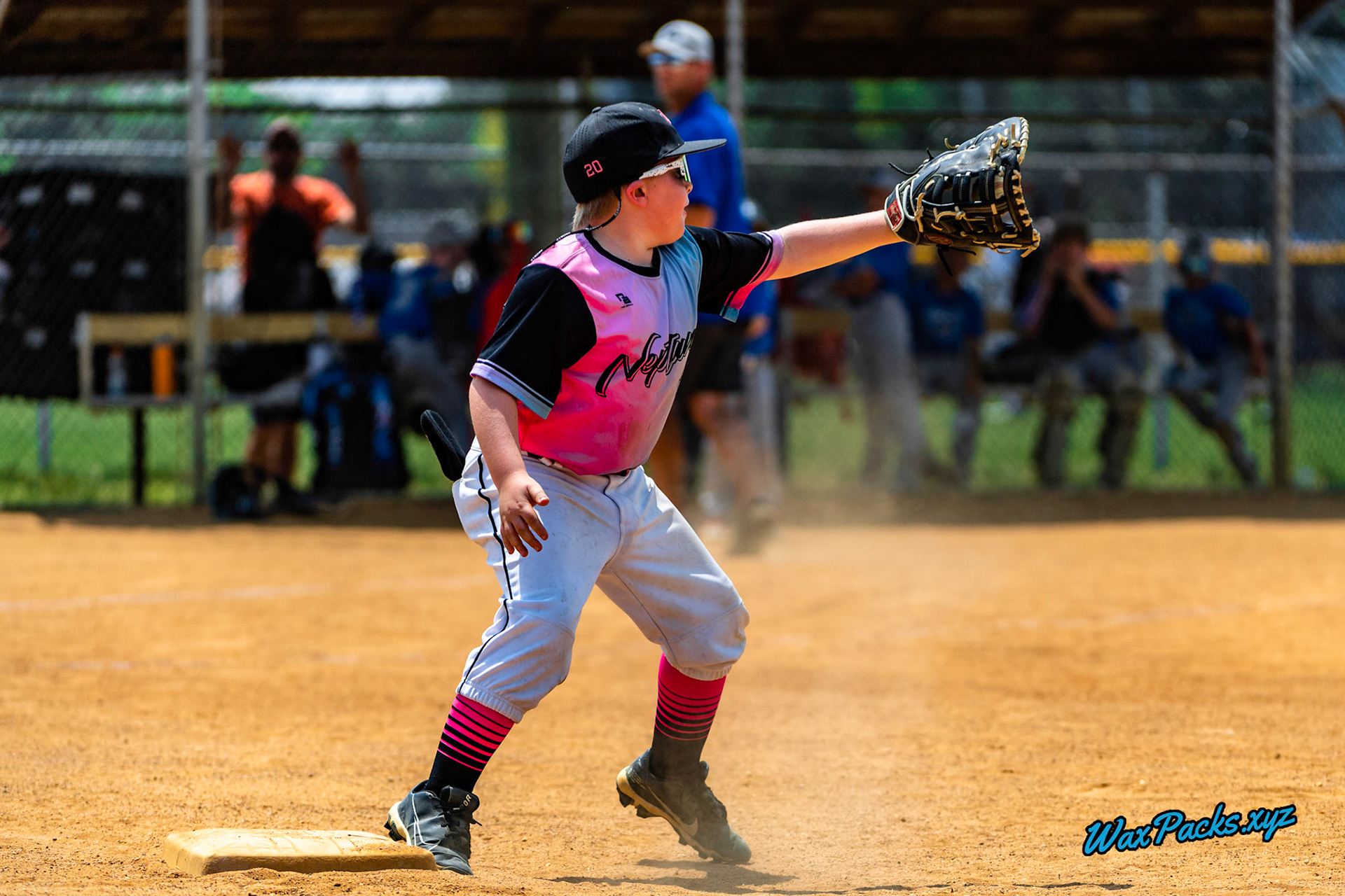 VA Neptunez @ Prince George Outlaws 2023-06-11 USSSA WOOD BAT BATTLE, Mechanicsville, LL Complex, VA, W 15 - 3 © WaxPacks.xyz™