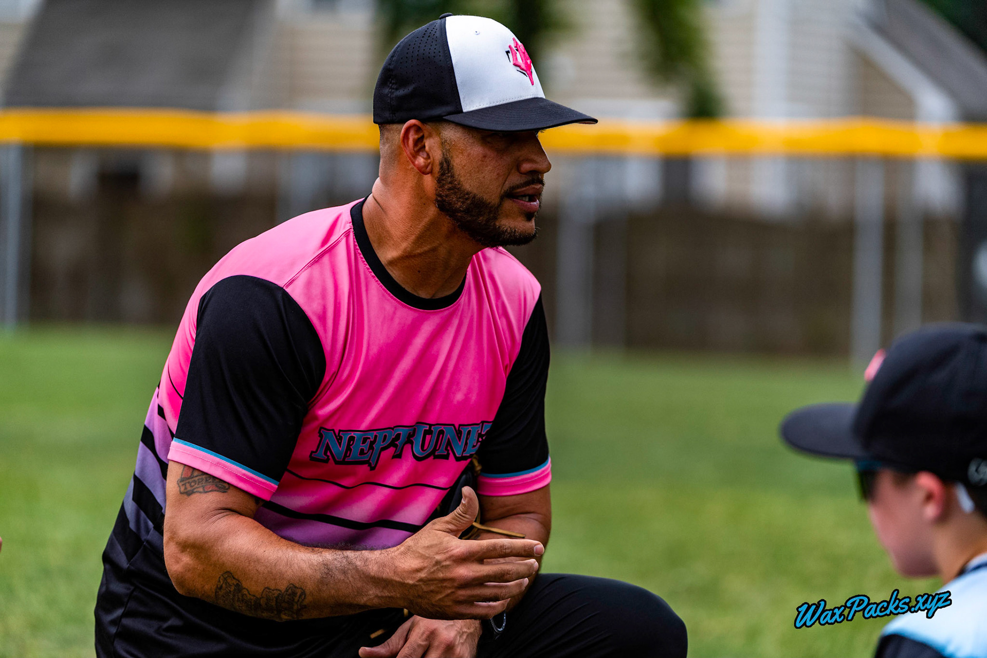 VA Neptunez @ Prince George Outlaws 2023-06-11 USSSA WOOD BAT BATTLE, Mechanicsville, LL Complex, VA, W 15 - 3 © WaxPacks.xyz™