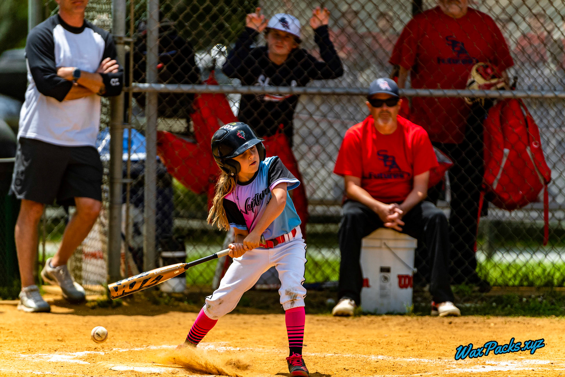 VA Neptunez @ SBA VA Futures Elite 06-04-2023 Game 1 of Double Header - Nike Park, Isle of Wight, VA, 0 - 6 © WaxPacks.xyz™