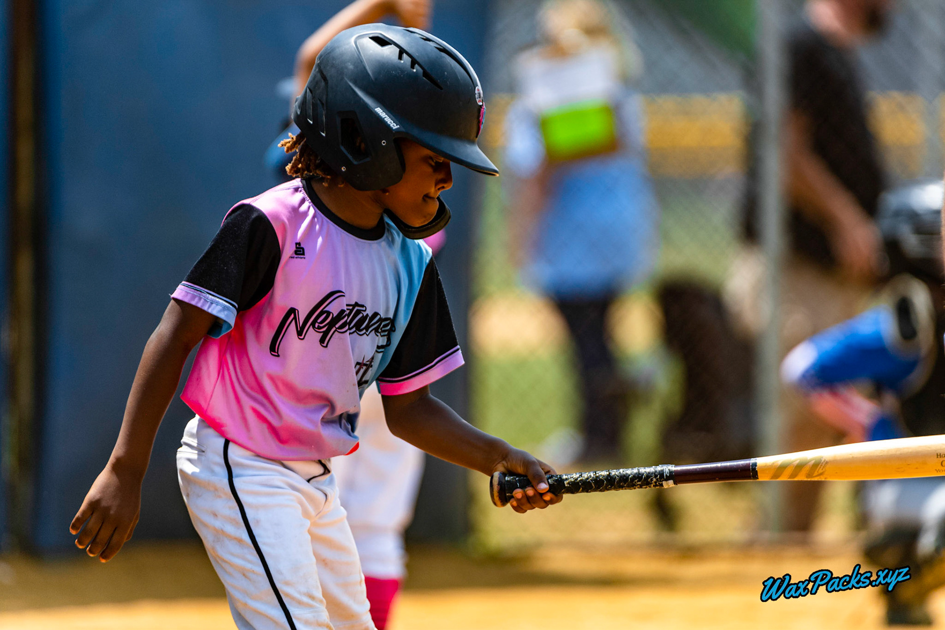 VA Neptunez @ Prince George Outlaws 2023-06-11 USSSA WOOD BAT BATTLE, Mechanicsville, LL Complex, VA, W 15 - 3 © WaxPacks.xyz™