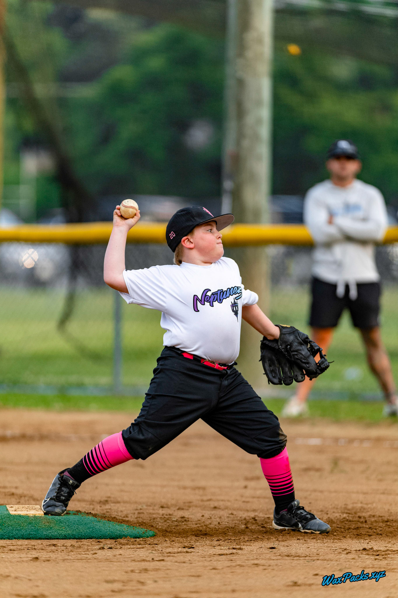 VA Neptunez @ Dominion Hitters 8U 2023-06-08 Kid Pitch, Suffolk, VA, 8 - 18 © WaxPacks.xyz™