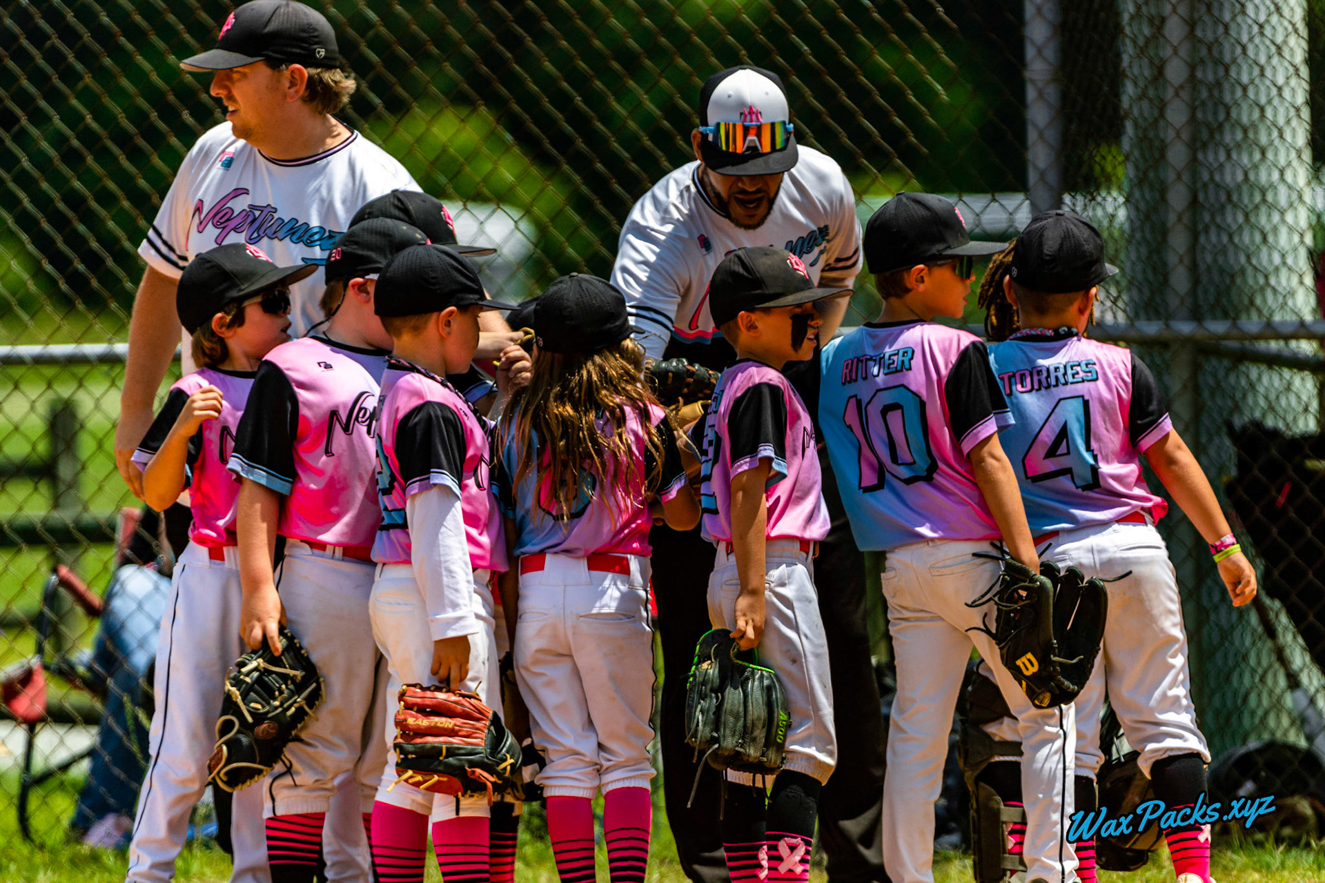 VA Neptunez @ SBA VA Futures Elite 06-04-2023 Game 1 of Double Header - Nike Park, Isle of Wight, VA, 0 - 6 © WaxPacks.xyz™