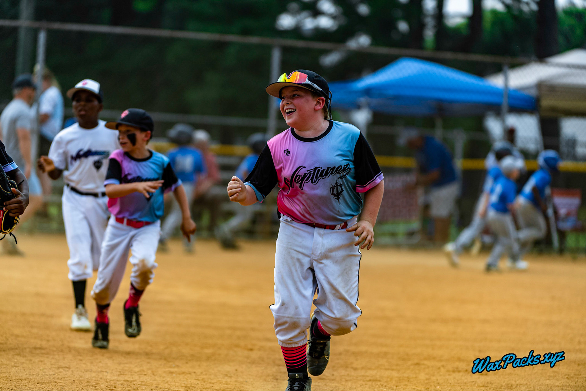 VA Neptunez @ Prince George Outlaws 2023-06-11 USSSA WOOD BAT BATTLE, Mechanicsville, LL Complex, VA, W 15 - 3 © WaxPacks.xyz™
