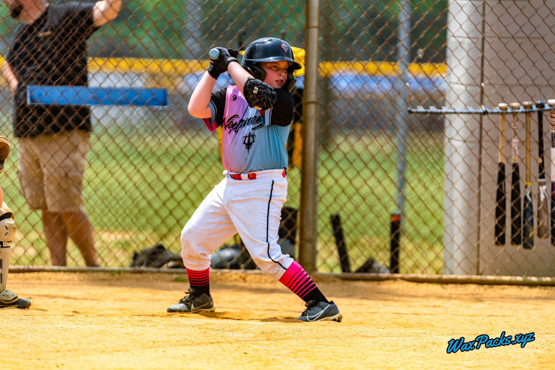 VA Neptunez @ Prince George Outlaws 2023-06-11 USSSA WOOD BAT BATTLE, Mechanicsville, LL Complex, VA, W 15 - 3 © WaxPacks.xyz™