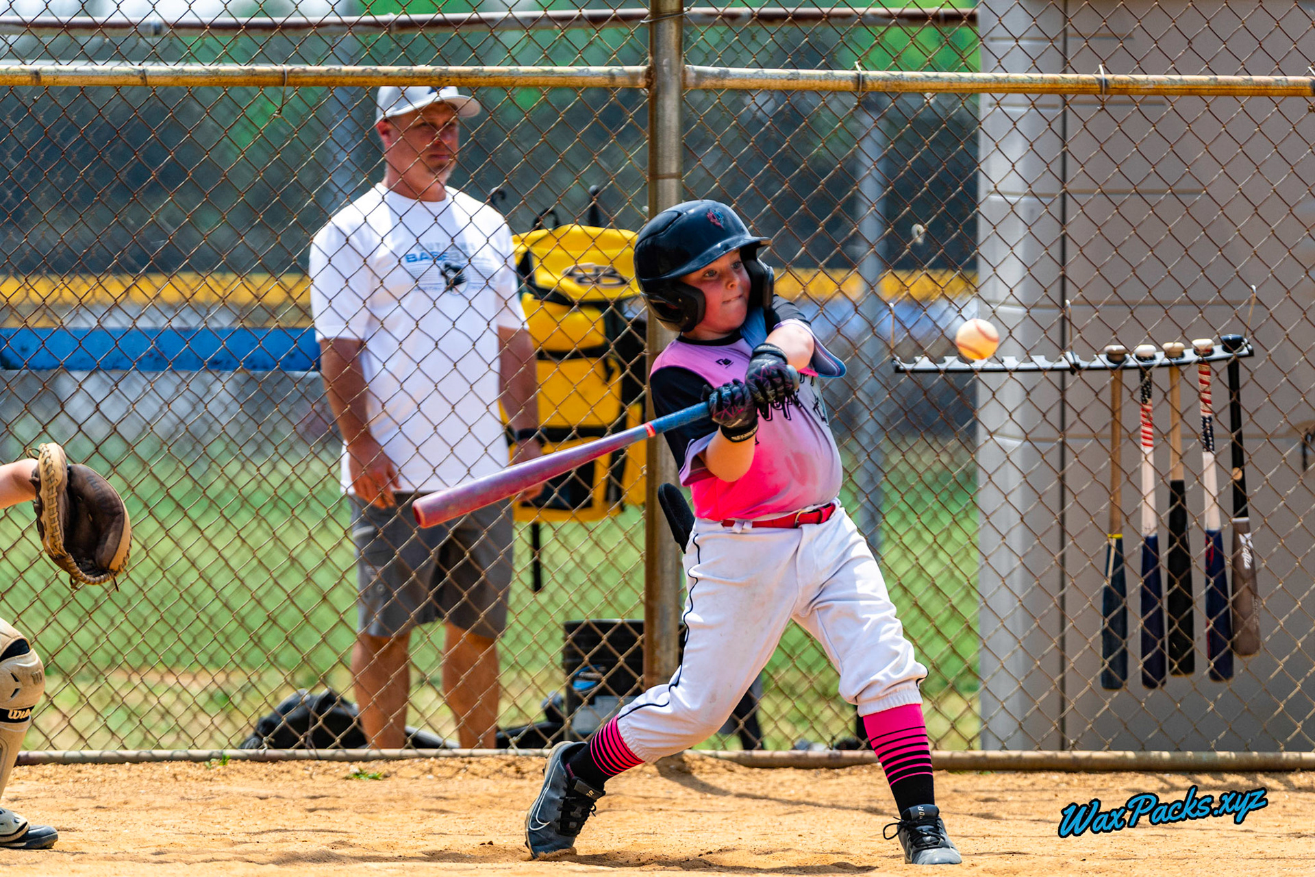 VA Neptunez @ Prince George Outlaws 2023-06-11 USSSA WOOD BAT BATTLE, Mechanicsville, LL Complex, VA, W 15 - 3 © WaxPacks.xyz™