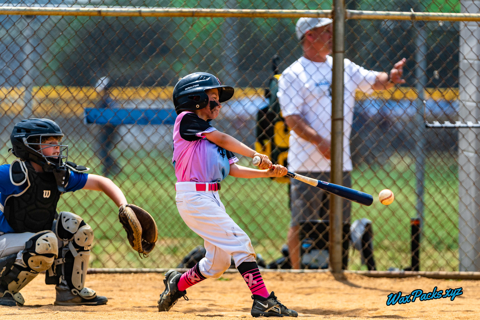 VA Neptunez @ Prince George Outlaws 2023-06-11 USSSA WOOD BAT BATTLE, Mechanicsville, LL Complex, VA, W 15 - 3 © WaxPacks.xyz™