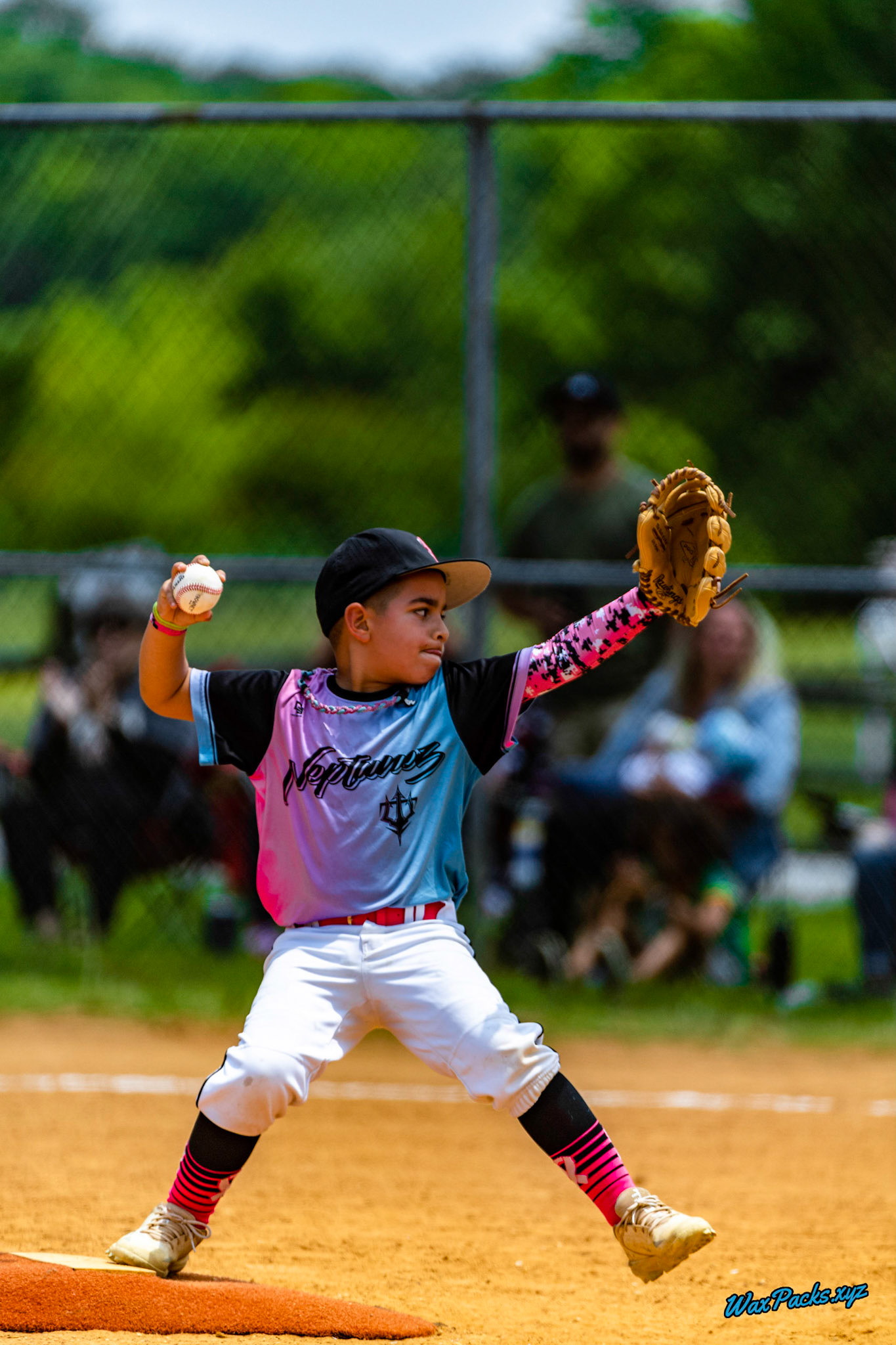 VA Neptunez @ SBA VA Futures Elite 06-04-2023 Game 1 of Double Header - Nike Park, Isle of Wight, VA, 0 - 6 © WaxPacks.xyz™