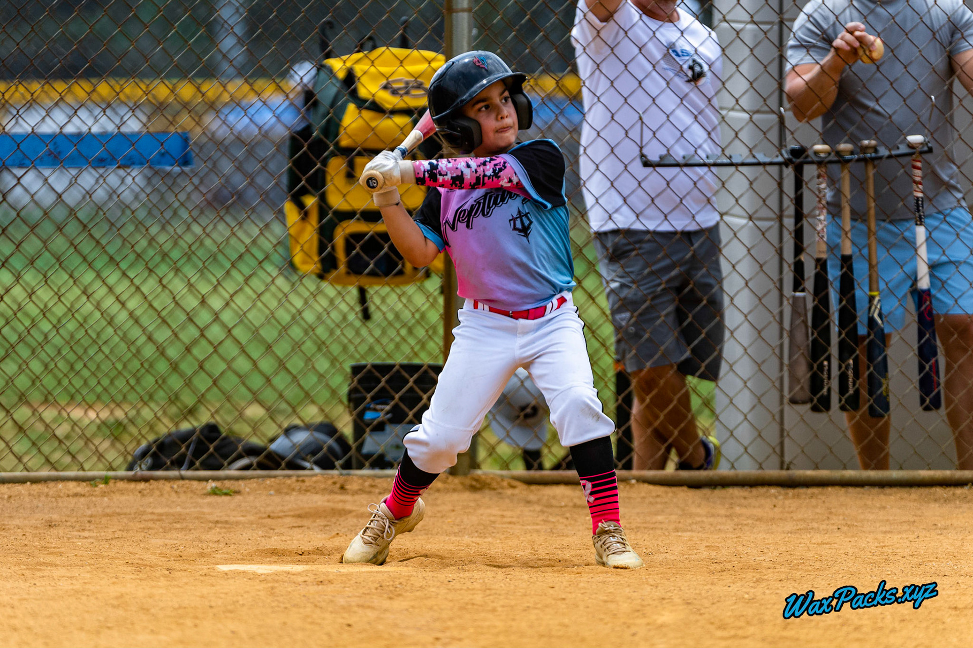 VA Neptunez @ Prince George Outlaws 2023-06-11 USSSA WOOD BAT BATTLE, Mechanicsville, LL Complex, VA, W 15 - 3 © WaxPacks.xyz™