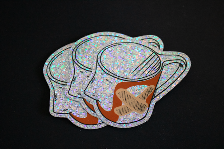Glitter Sticker