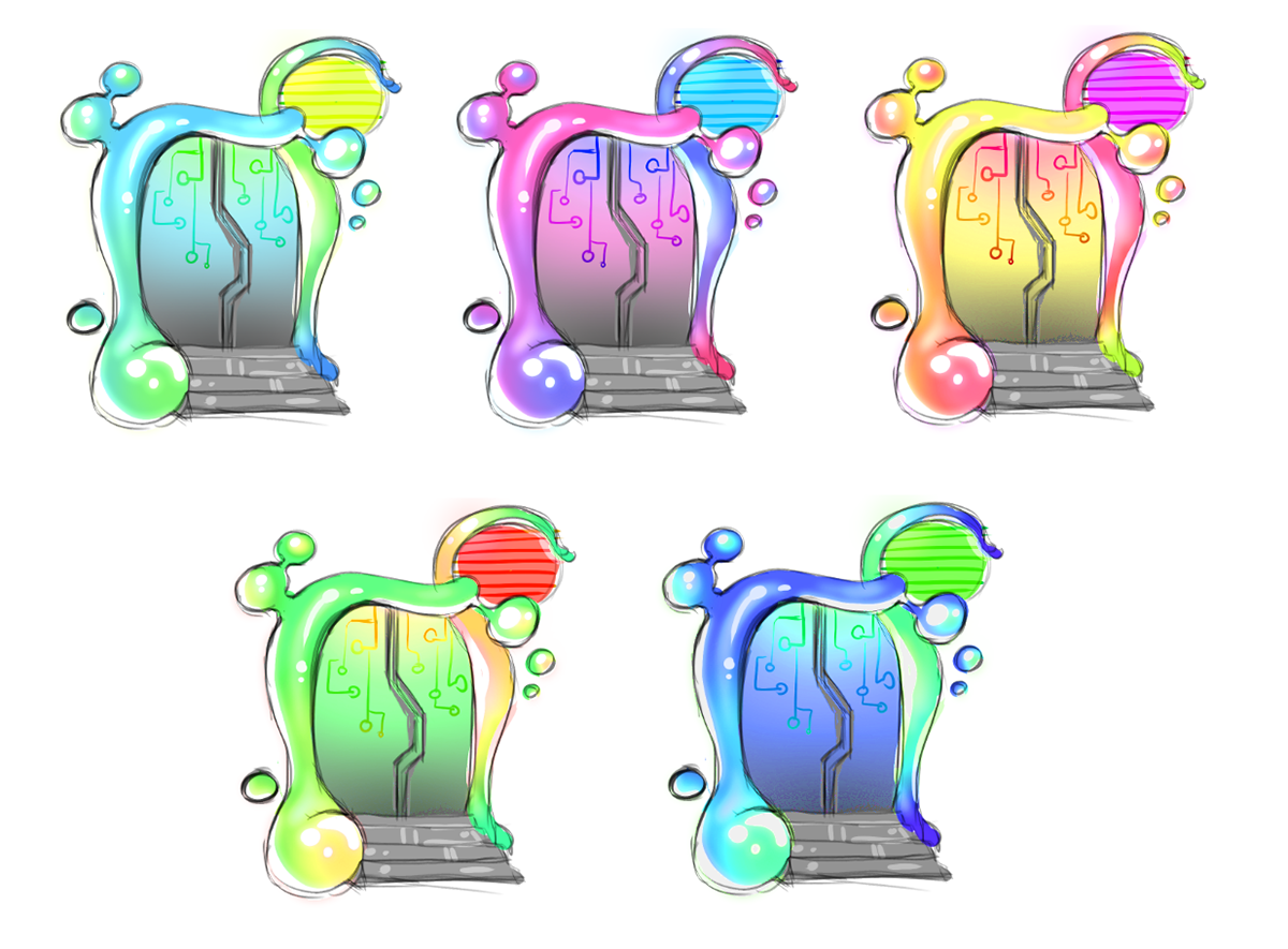 Rejected Design Concept for the Doors