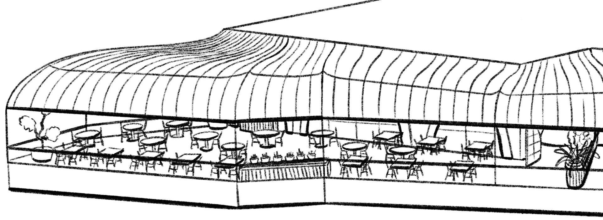 F&B Terrace Concept Sketch