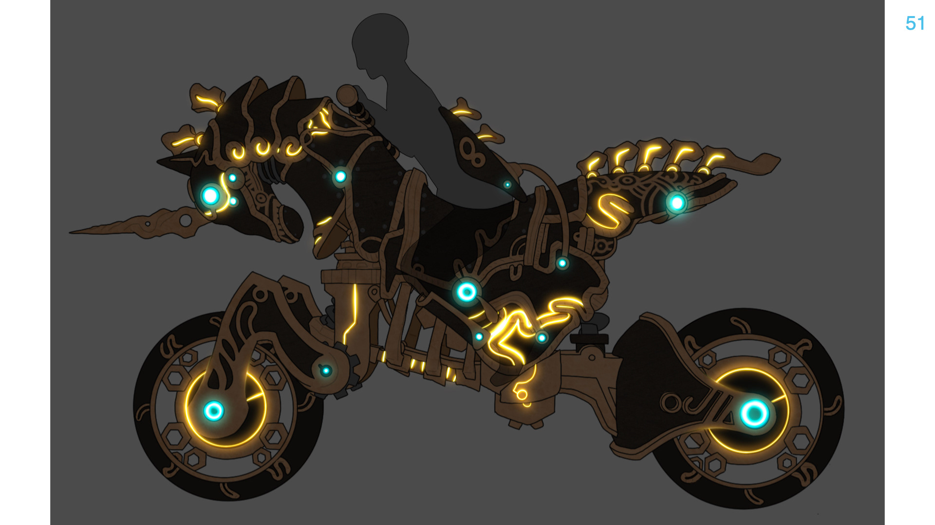Vehicle in dark areas