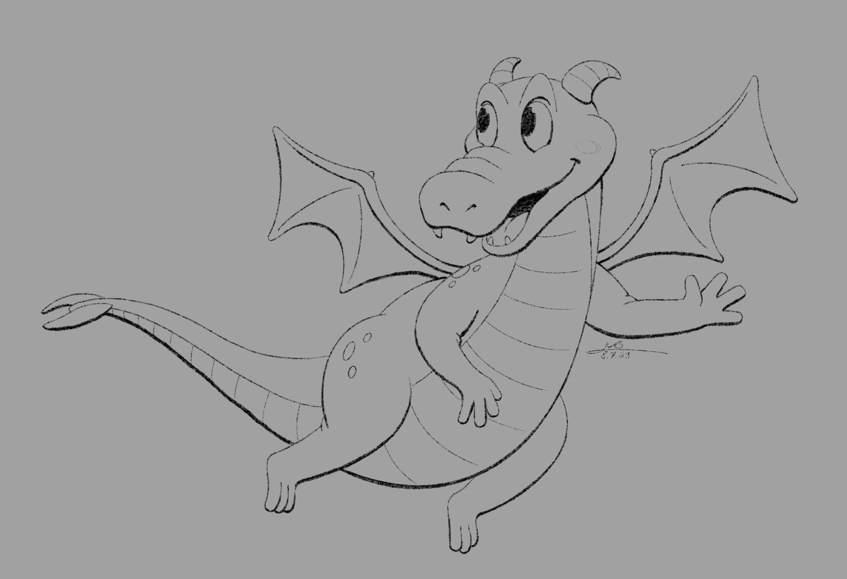 Dragon Village Mascot Concept