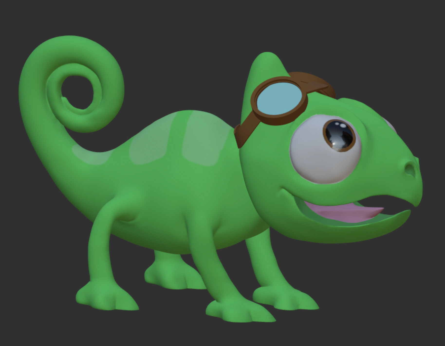 Goggles 3D model