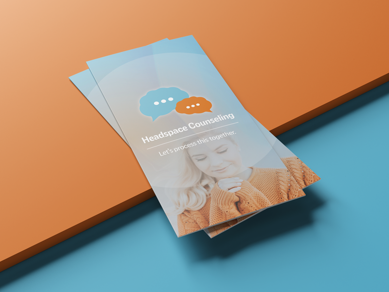 Jen Atkins Portfolio Headspace Counseling Brochure