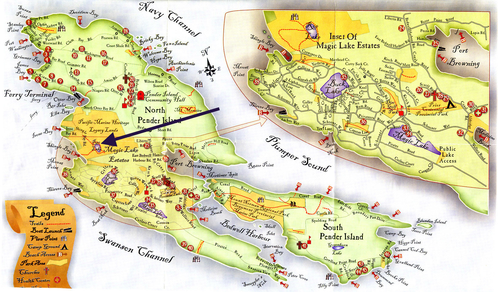 Roe Lake 2003 Pender Island Vacation
