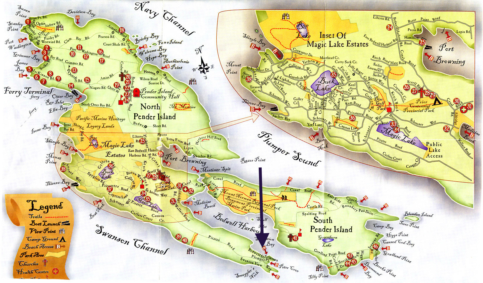 Starvation Bay -Strangulation Bay 2003 Pender Island Vacation