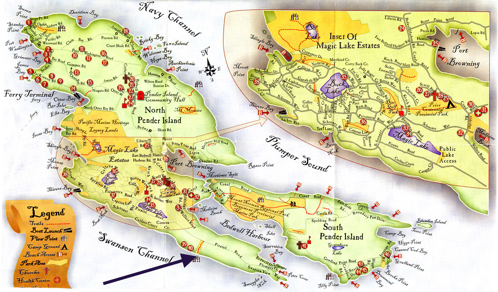 Scenic Bluff 2003 Pender Island Vacation