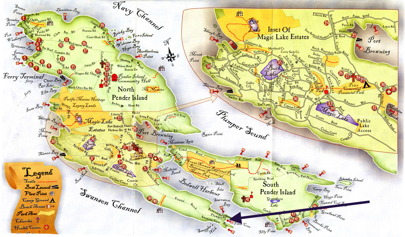 Pender Island Vacation 2003