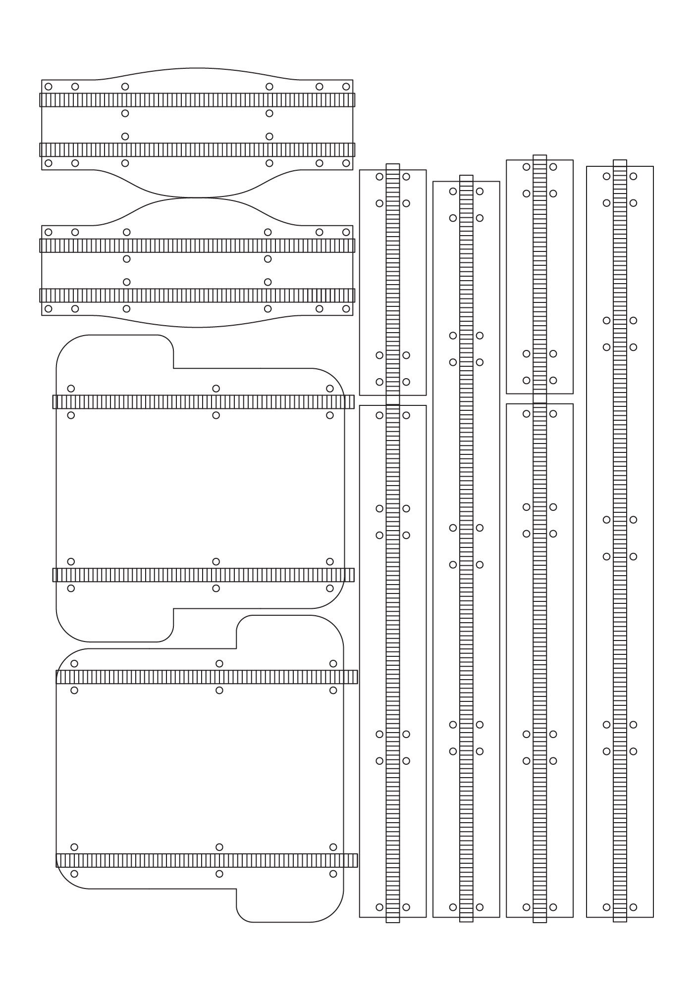 The design 'unfolded' through the grasshopper algorithm into tool paths ready for the CNC