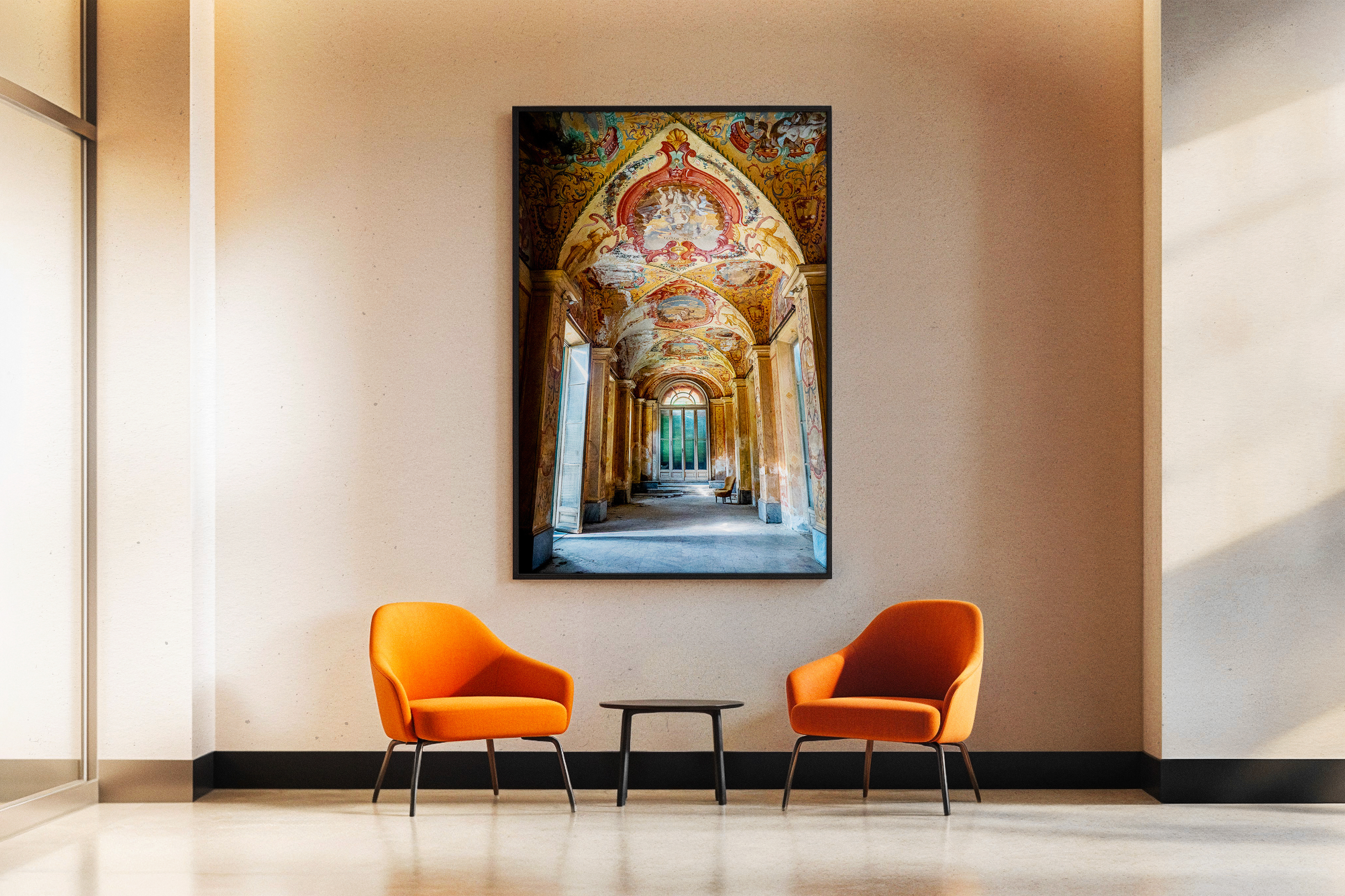 Villa baroque – Italie, 2022. Disponible sur toile, Dibond ou papier mat