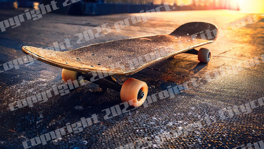 ai generated skate & destroy vibe scenery. Art and digital painting and renders of skateboard related art