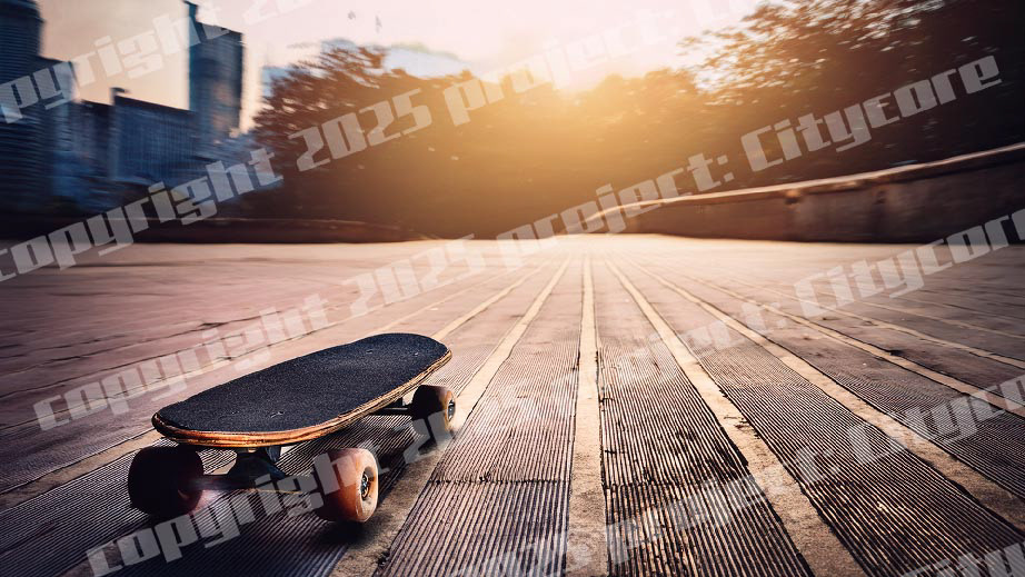 ai generated skate & destroy vibe scenery. Art and digital painting and renders of skateboard related art