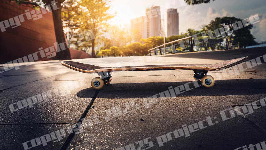 ai generated skate & destroy vibe scenery. Art and digital painting and renders of skateboard related art