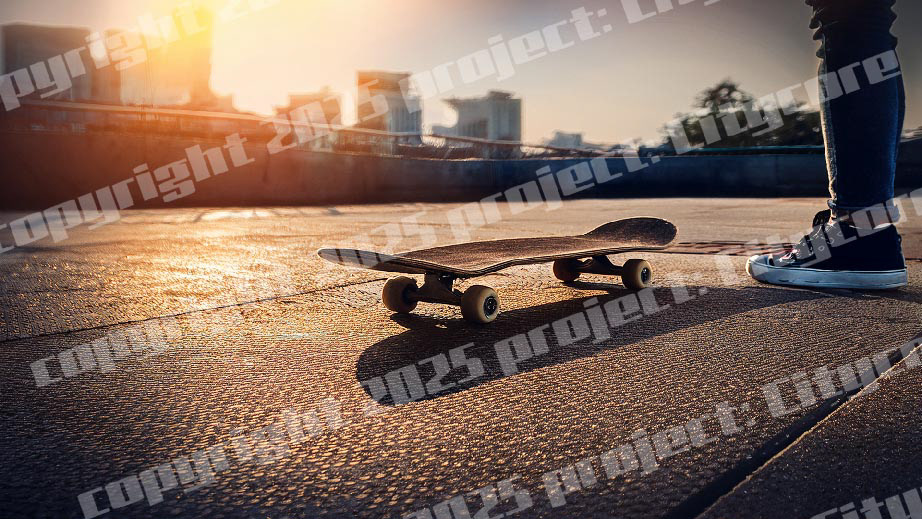 ai generated skate & destroy vibe scenery. Art and digital painting and renders of skateboard related art