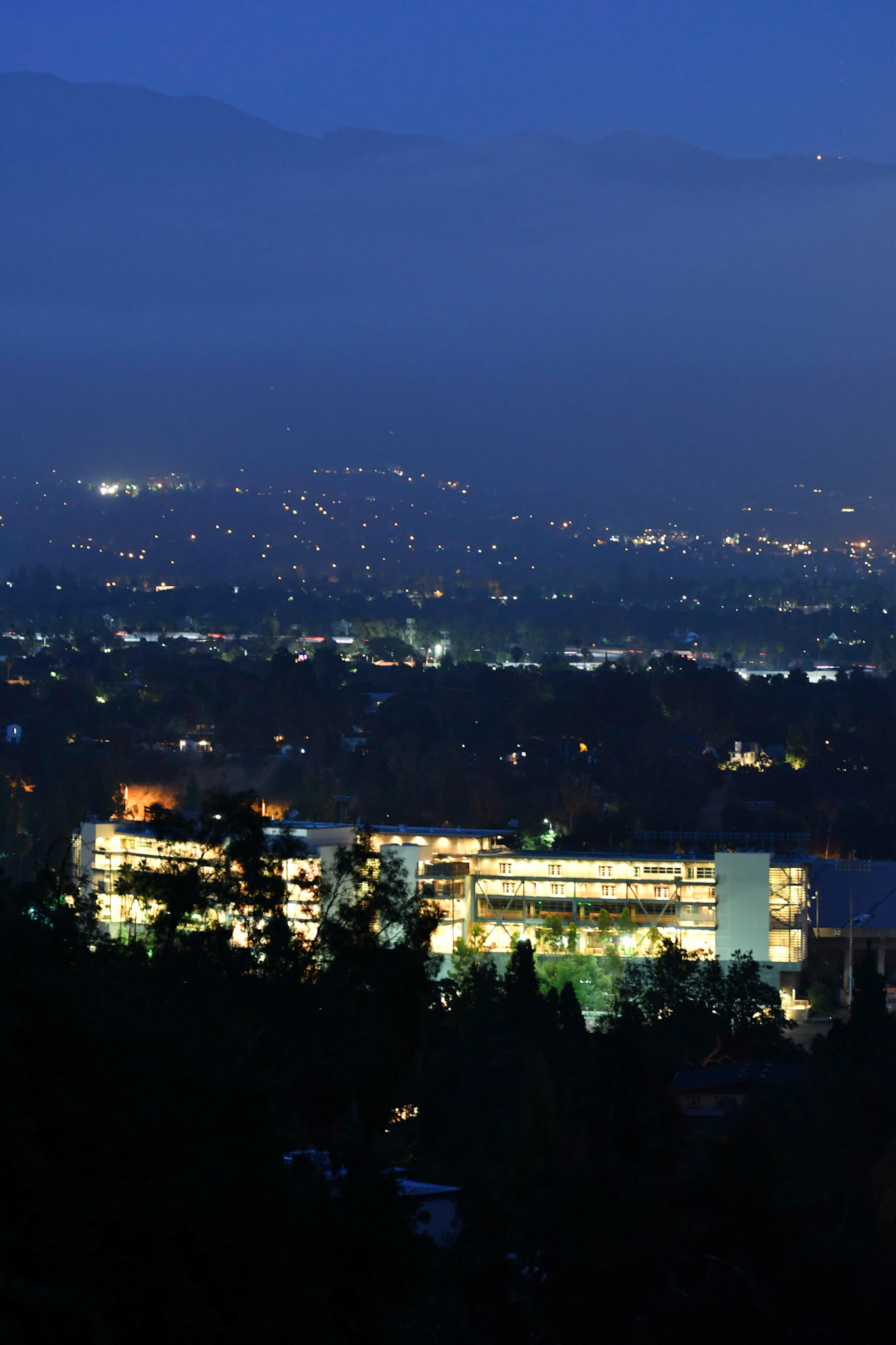 Blue Hour over the Rose Bowl