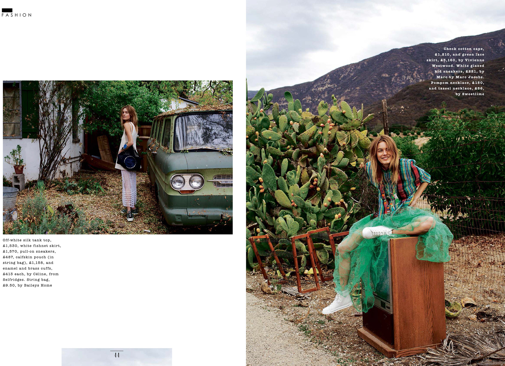 Fashion feature for Sunday Times Style Magazine - Photography by Jane McLeish Kelsey