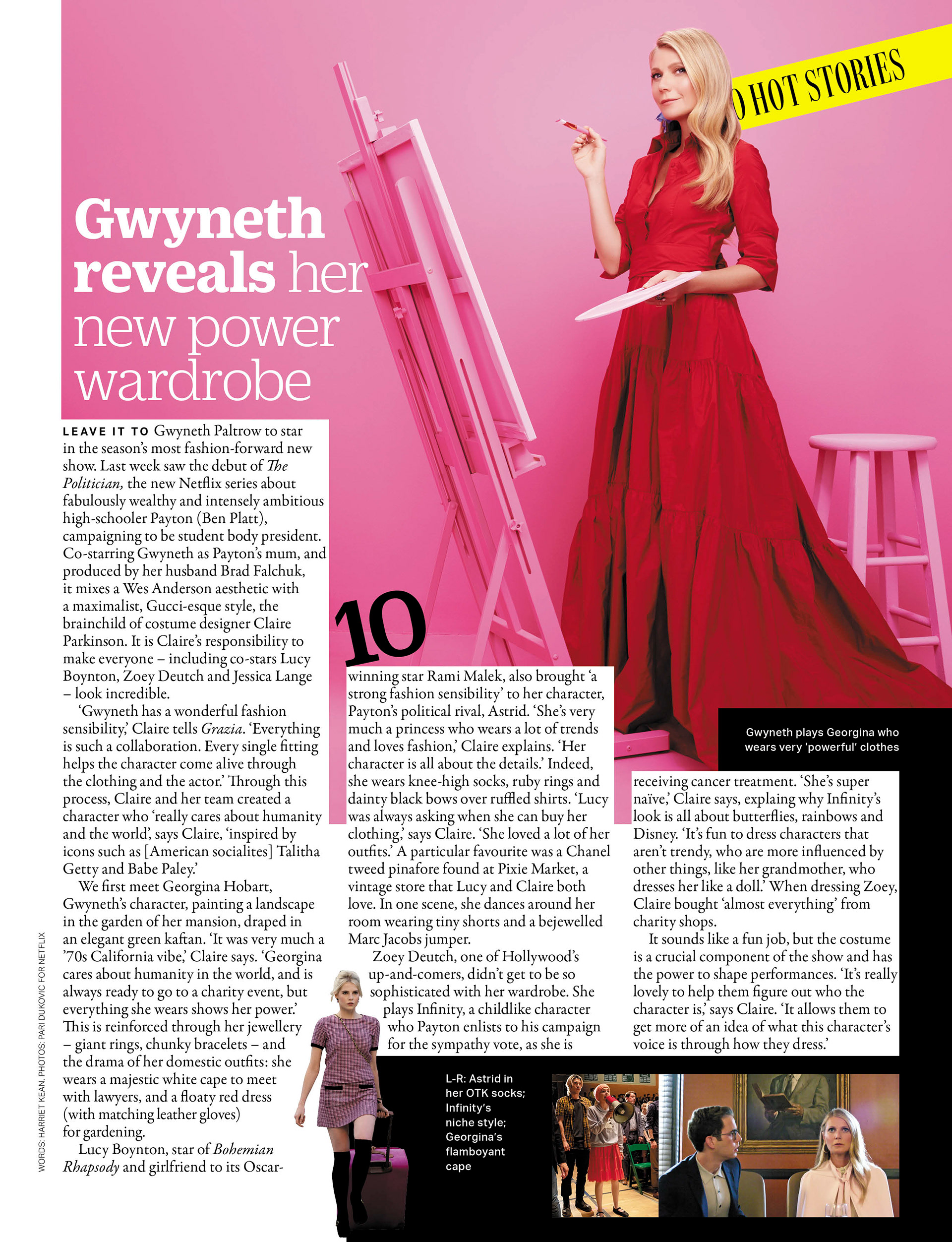 Grazia 10 hot news page