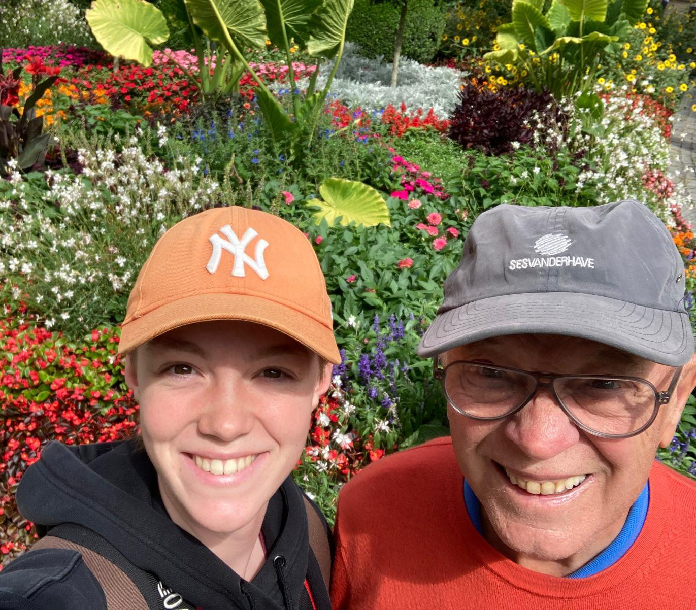 Me and my grandpa on our roadtrip through Germany - 2024