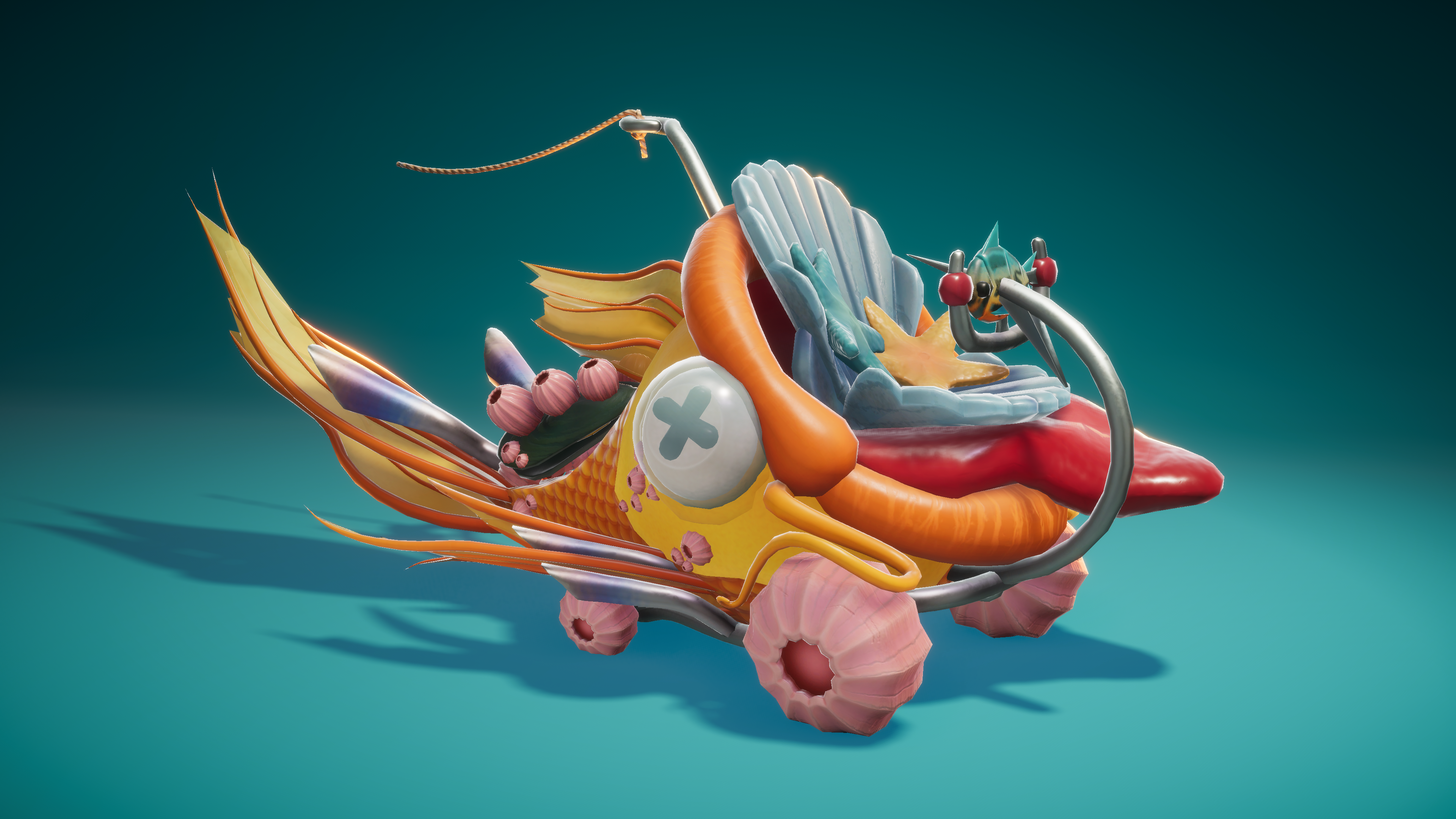 Final render of the kart