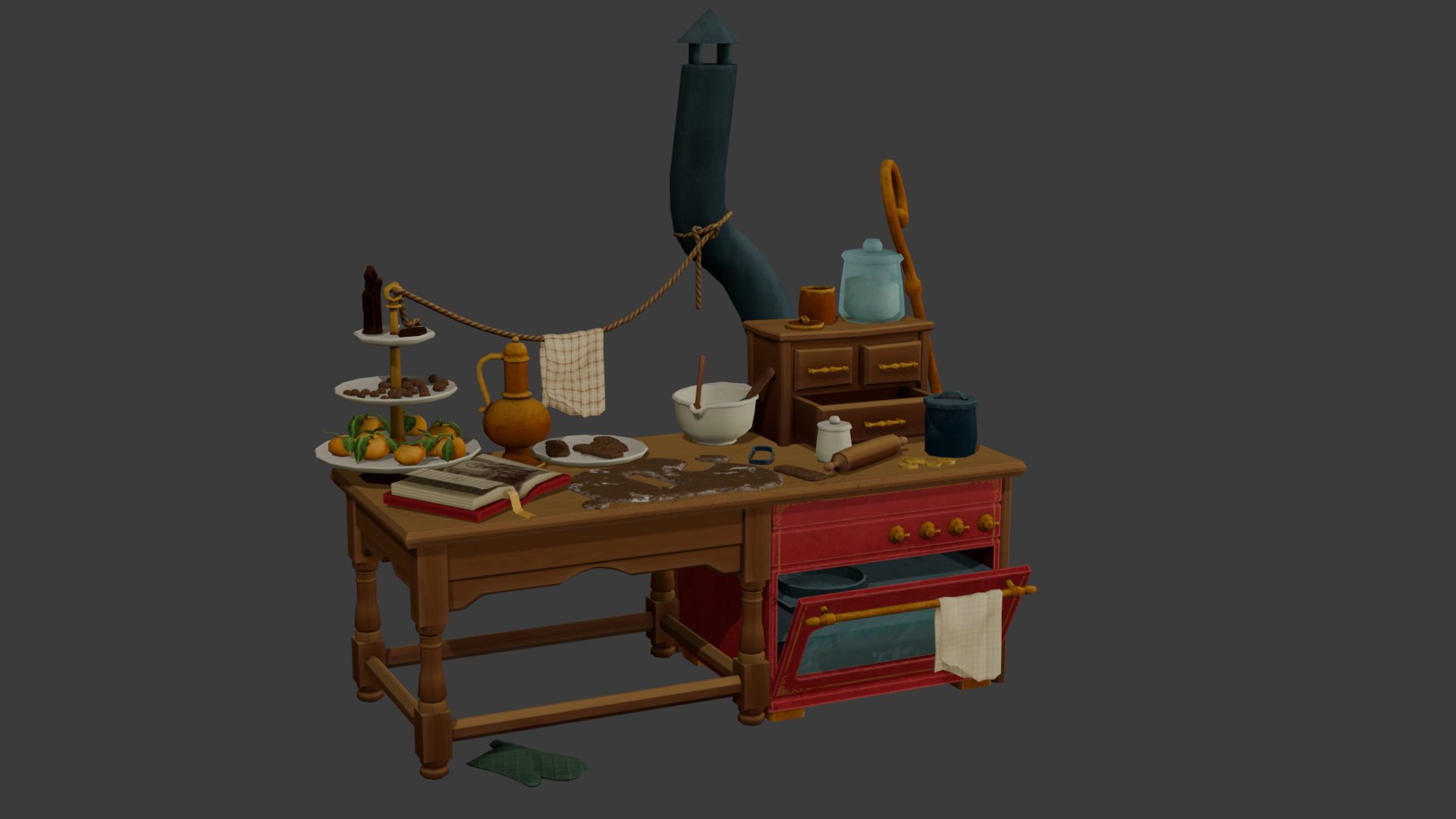 Blender unlit render